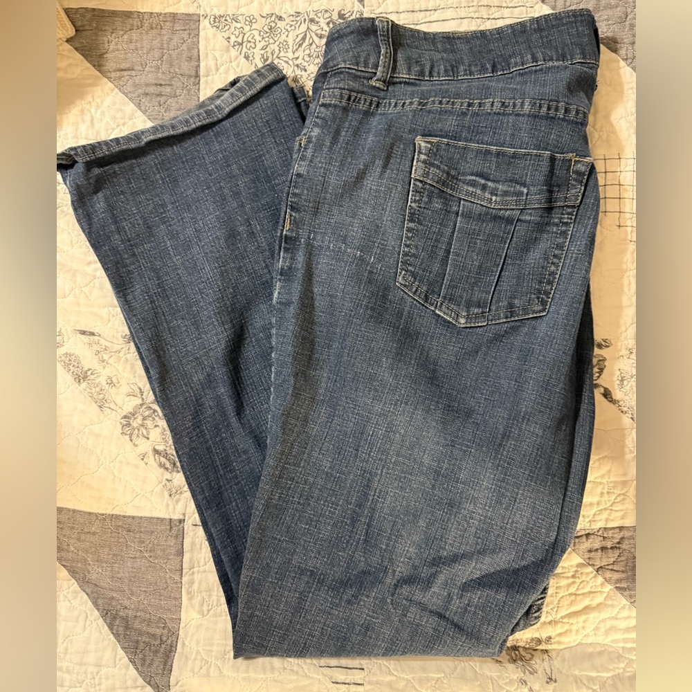 Riders by Lee Dark Blue Straight Leg Jeans